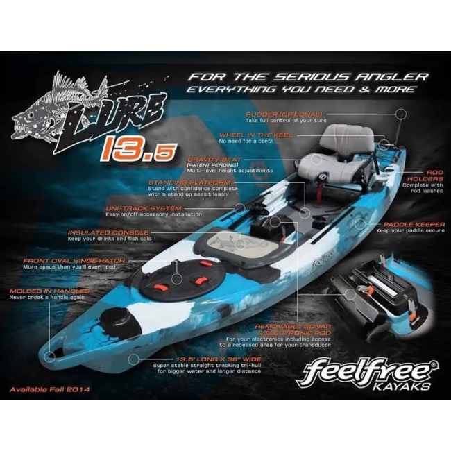 Kajak Lure 13,5 FeelFree