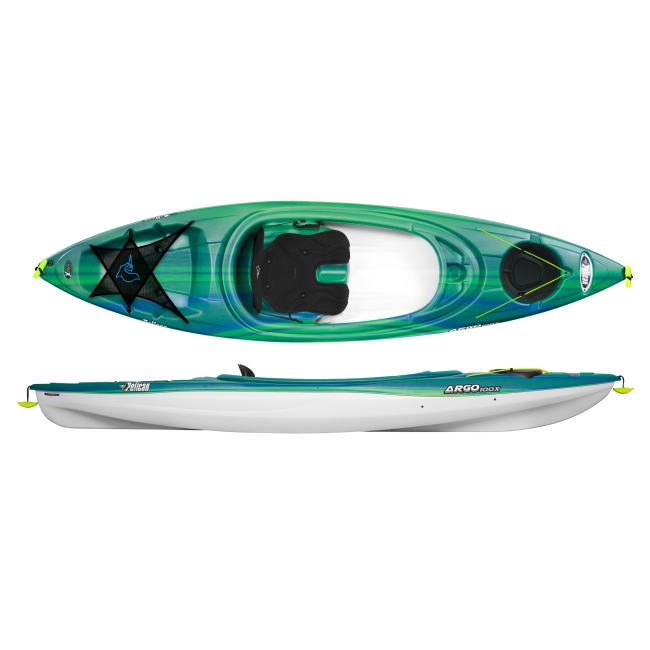 Kajak jednoosobowy Argo 100 X Royal Green Pelican - wersja limitowana
