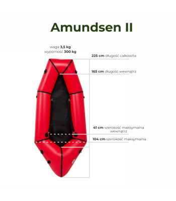 Packraft Compact otwarty to model, który zagwarantuje Ci pełną wolność i niezależność w podróżowaniu.