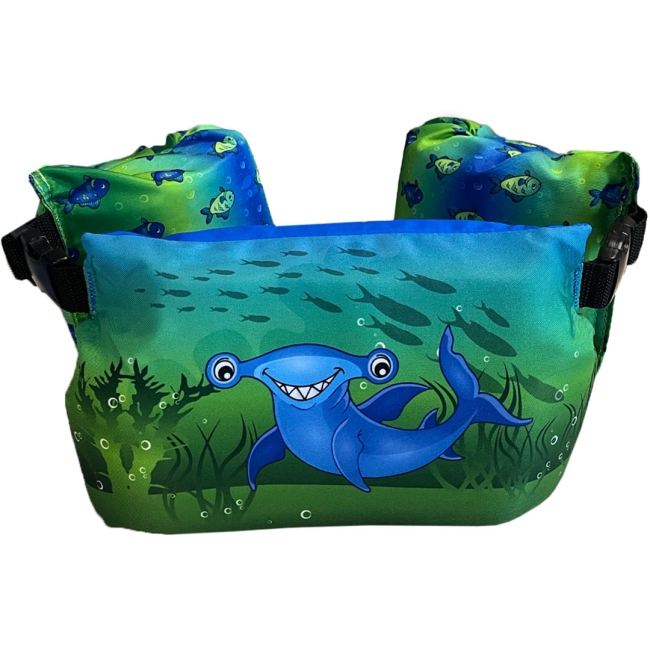 Pływaczki dla dzieci - rękawki - pas do nauki pływania Puddle Jumper Aquarius w kolorze zielonym