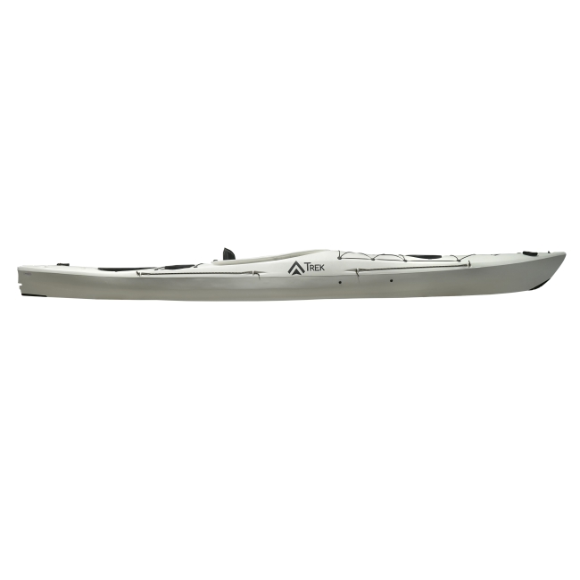 Kajak polietylenowy Trek Aquarius w kolorze białym wersja limitowana
